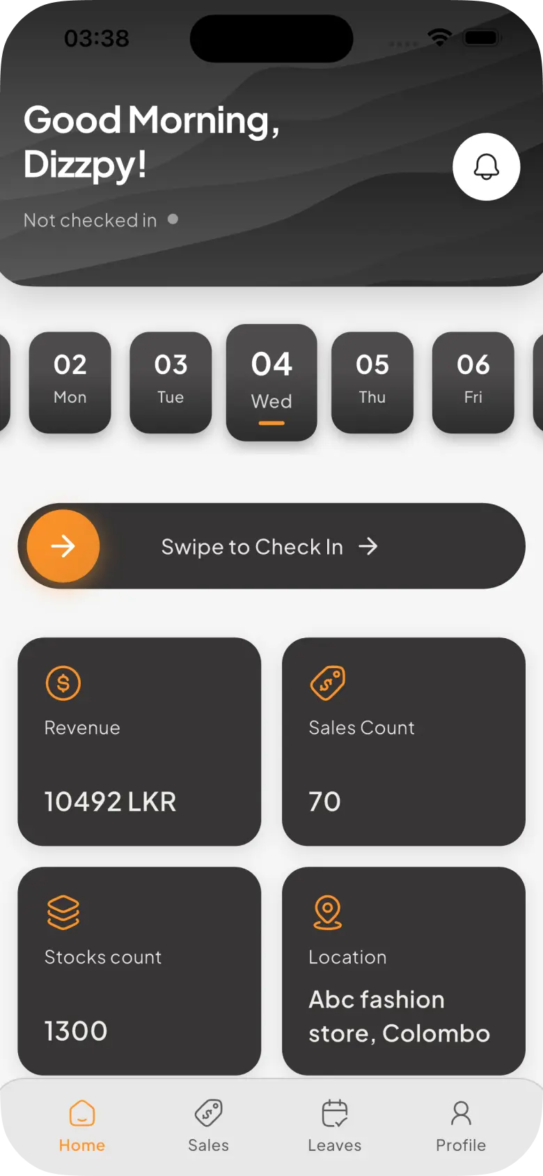 Home Dashboard